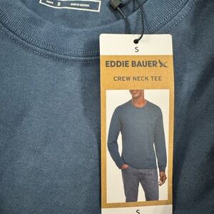 Eddie Bauer Slate Blue Crew Neck Tee